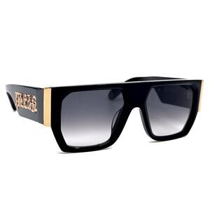 New,PHILIPP PLEIN Sunglasses PLEIN MASTER OVERSIZE SPP094 Col.0700 Authentic